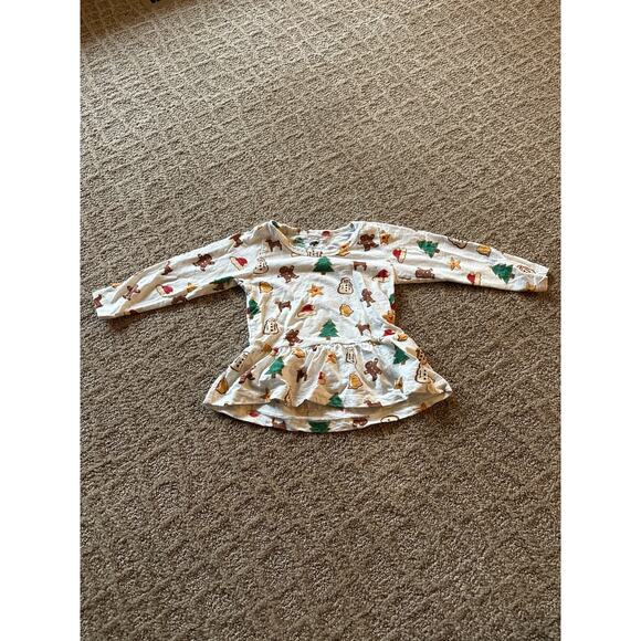 3T Girls Peplum Holiday Top - Picture 1 of 2